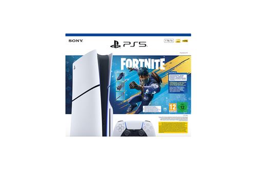 Pack Console Sony® PS5® Slim Standard Fortnite® Flowering Chaos Edition limitée Blanc – Image 2