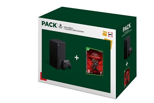 Pack Fnac Xbox Series X Noir + Assassin's Creed Shadows