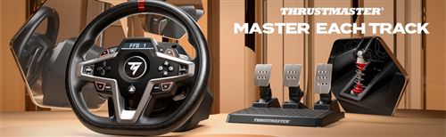 Volant Thrustmaster T248 pour PS5, PS4 et PC Noir – Image 2